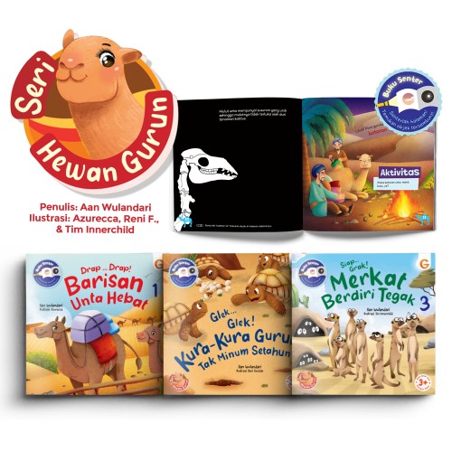 Buku 1 Set Seri Hewan Gurun - Gema Insani 100% Original